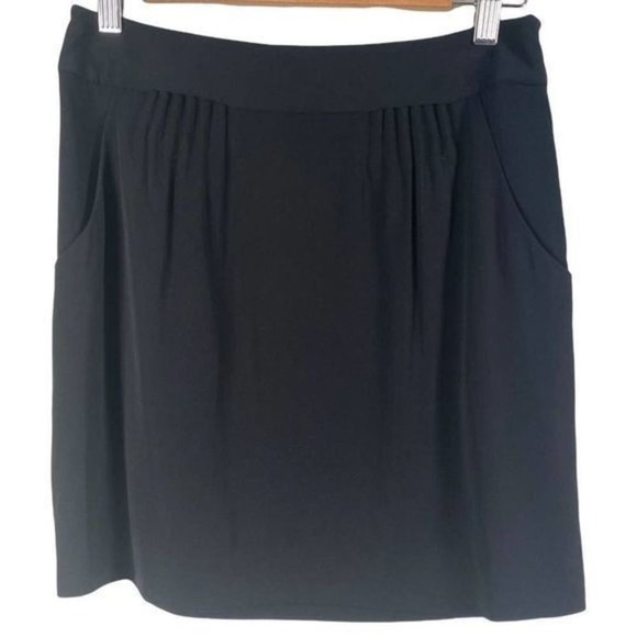 Theory Dresses & Skirts - Theory Black Pleated Front Mini Skirt
